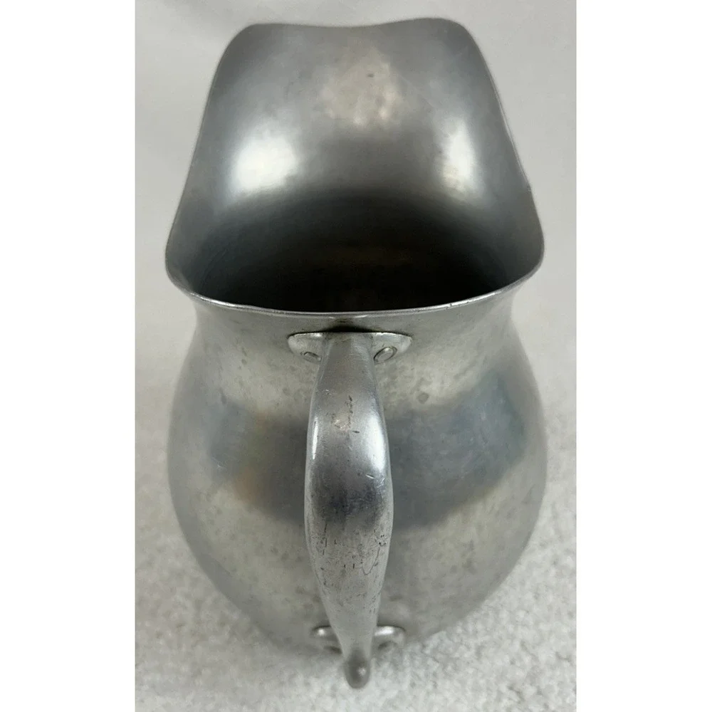 Vintage VIKO Aluminum Pitcher w/Handle Farmhouse Cottage Core Decorative **READ*